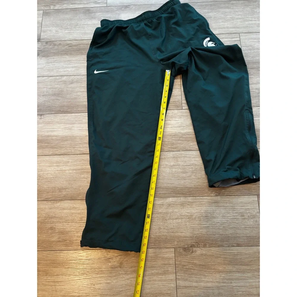 Nike Michigan State Spartans Dri-FIT Track Pants Mens XL Green 814889-330